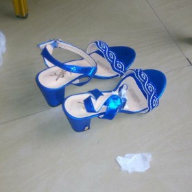 Fine Blue Female Heels