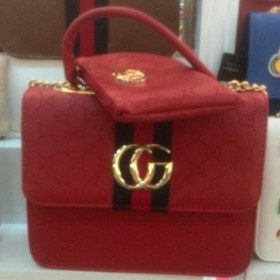 Red Gucci Female Hand Bag